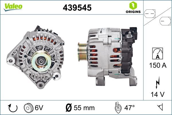 (x) ALTERNATÖR BMW 150A E81 E87 04=> E90 318D 320D 325D 330D 330XD 335D 05=> E91 E92 E93