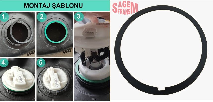 ŞAMANDIRA KAPAK ORİNGİ CLIO-KANGOO-MEGANE-DACIA