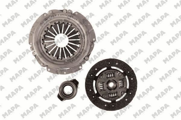 DEBRİYAJ SETİ (BASKI+DİSK+BİLYA) NISSAN ALMERA 1.5L 1.6L QG15DE QG16DE N15 N16 01-> / PRIMERA 1.6L Q G16 P12 01->