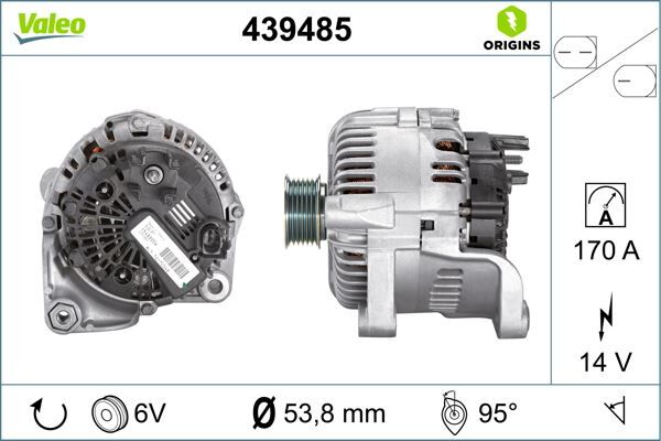 ALTERNATOR (14V 170A) BMW E60 E61 E64 E65
