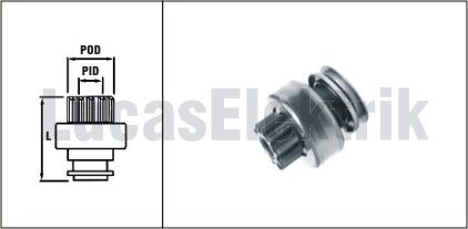 MARŞ DİŞLİSİ PARTNER-BERLINGO-P206-P308-P307-C4-P2008-P3008-P5008 2.0 HDI R9-R19 MGN-LGN-CLIO (1006209812)