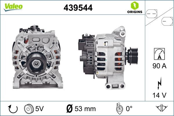 ALTERNATOR (14V 90A) MERCEDES W169 W245