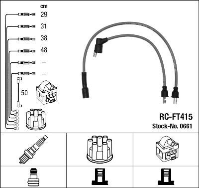 RC-FT415 ATEŞLEME KABLOSU