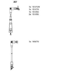 ATESLEME KABLOSU SETI MERCEDES M110 W114 W123 W116 W126