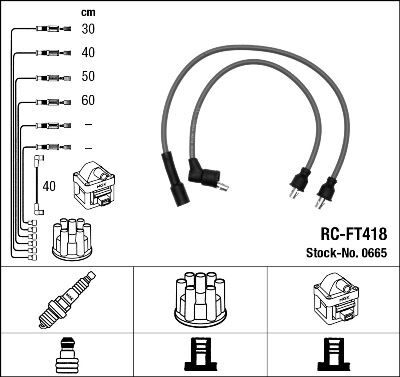RC-FT418 ATEŞLEME KABLOSU