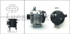 ALTERNATOR BOSCH TIP 12V 105A FORD TRANSIT V184 2.0 DI / 2.4DI 125PS 01>06 (TAKVIYESIZ)