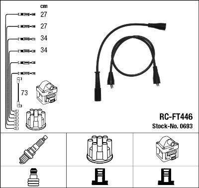 RC-FT446 ATEŞLEME KABLOSU
