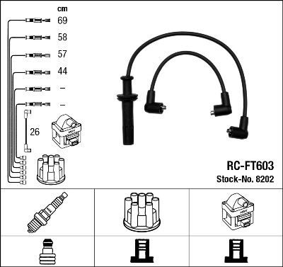 RC-FT603 ATEŞLEME KABLOSU