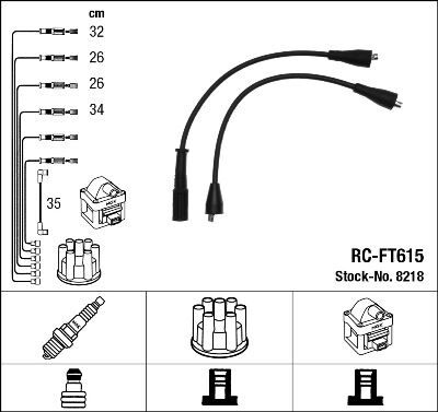 RC-FT615 ATEŞLEME KABLOSU