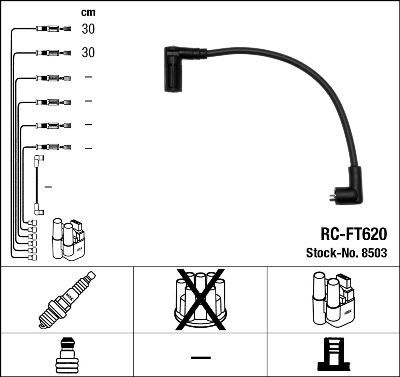 RC-FT620 ATEŞLEME KABLOSU
