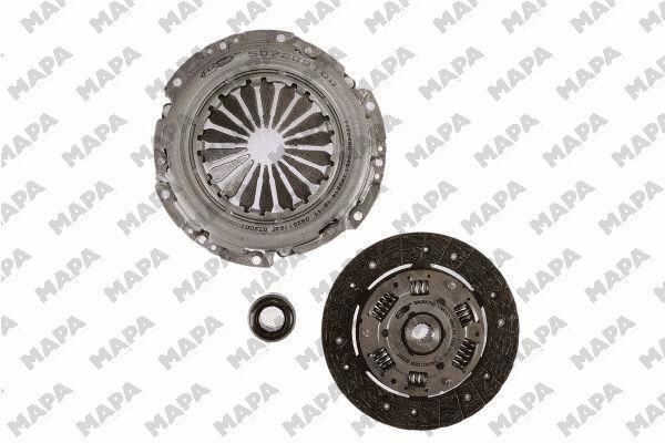 DEBRİYAJ SETİ P206-P207-P308-P307-PARTNER II-PARTNER TEPE-C2-C3 I-II-BERLINGO II-II-C3 PLURIEL-XSARA PICASSO-C4(B7)-DS4 TU5JP4 1.6 16V-NEMO-BIPPER-FIORINO TU3A 1.4 8V-DFM SUCCE 1.6 16V (RULMANLI)