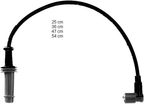 BUJİ KABLOSU TAKIMI PEUGEOT P106-P306-P405-PARTNER CITROEN BERLINGO-XSARA-SAXO-ZX-BX-AX-C15 1.1 (TU1) 1.3 (TU2) 1.4 (TU3) 1.6 (TU5)