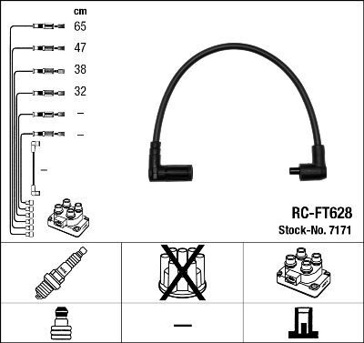 RC-FT628 ATEŞLEME KABLOSU