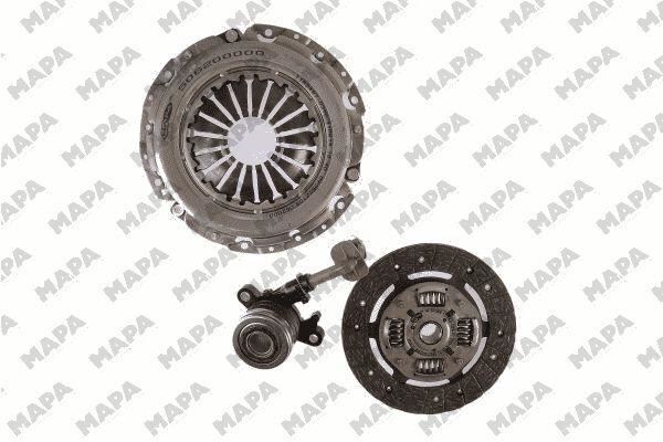 DEBRİYAJ SET (HİDROLİK RULMANLI) RENAULT MEGANE II 1.4. 1.6. 1.4 16V HİDROLİK RULMANLI 834027