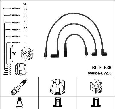 RC-FT636 ATEŞLEME KABLOSU