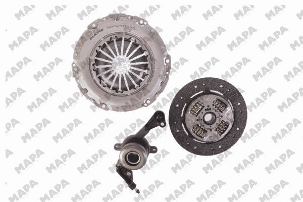 DEBRİYAJ SET (HİDROLİK RULMANLI) VW CRAFTER 2.5 TDI BJK MOTOR 109 HP (CSC) 3000990204--624327833