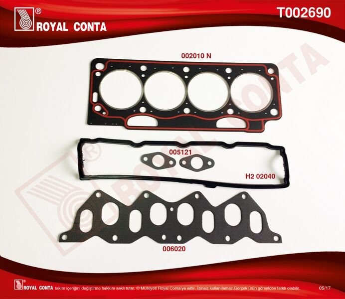 ÜST TAKIM CONTA STD. KEÇESİZ  R11 FLASH 1700 F2N