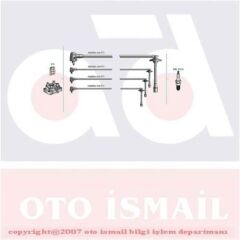 BUJİ KABLOSU TOYOTA COROLLA 1.6L 4A-FE AE101 AE111 DOHC (enjeksiyonlu) 92-00