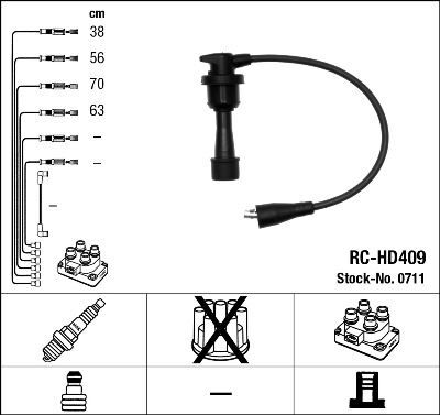 RC-HD409 ATEŞLEME KABLOSU