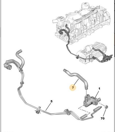 TURBO HAVA VAKUM HORTUMU P208-P301-P308-P2008-P3008-P508-C2-C3-C4-PARTNER-BERLINGO