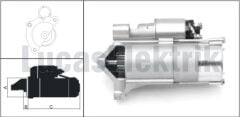 MARŞ MOTORU 12V 11 DIS 1.4kw JUMPER-BOXER-DUCATO-BERLINGO-C4-XSARA-PARTNER-P205-P206-P306-P307- P406-P407 1.9 D-2.0 HDI