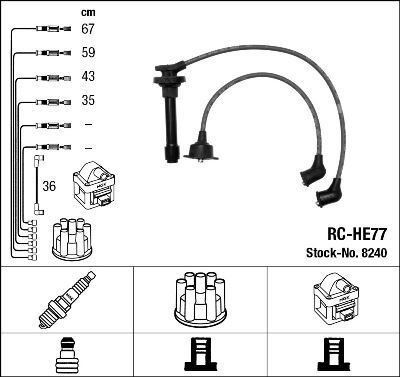 RC-HE77 ATEŞLEME KABLOSU