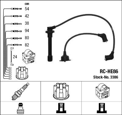 RC-HE86 ATEŞLEME KABLOSU