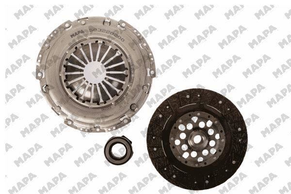 DEBRİYAJ SETİ CADDY III-GOLF V-VI-JETTA III-A3-ALTEA-LEON 1.6TDI-1.9TDI 09>(BKC.BLS.BLS/F.BXE-CAYC)