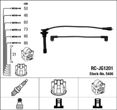 RC-JG1201 ATEŞLEME KABLOSU