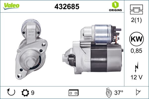 MARŞ MOTORU 12V 9DİŞ CLIO I-II 1.2-CLIO III 1.2 16V-1.4 16V-KNG-TWNG 1.2-1.2 16V