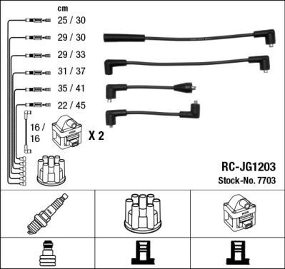 RC-JG1203 ATEŞLEME KABLOSU