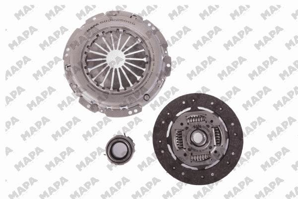 DEBRİYAJ SET TOYOTA CAMRY (88-06)-HILUX (88-05)-HIACE IV (01-06) 2.4-2.5-VW TARO 2.4 (94-97) 3000951727-826500-