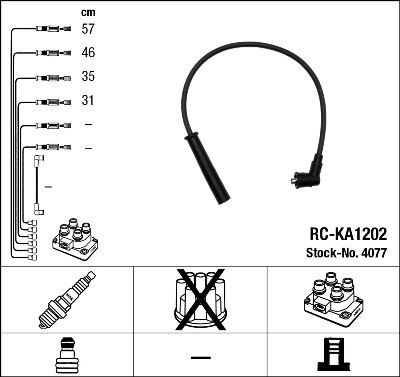 RC-KA1202 ATEŞLEME KABLOSU