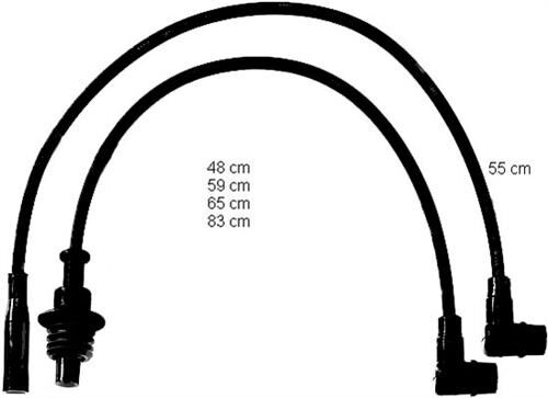 (x) BUJİ KABLOSU P205-P405 88=> BX 1.4-1.6 8V