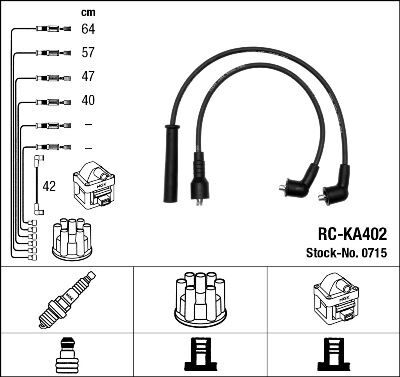 RC-KA402 ATEŞLEME KABLOSU