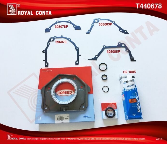 ALT TAKIM CONTA (CORTECO KEÇELİ) GRANDE PUNTO-PALIO-LINEA 1.4 16V (199A6.000)