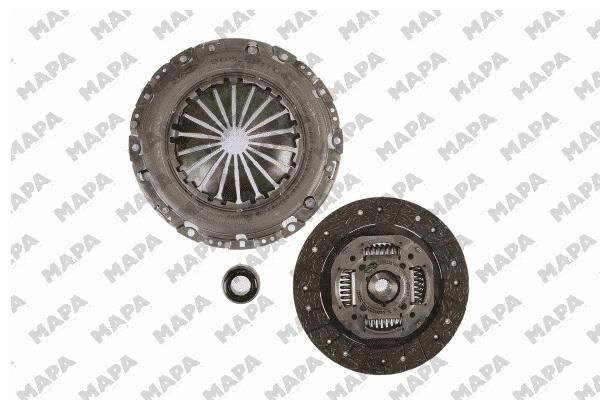 DEBRİYAJ SETİ PARTNER-BERLINGO-C3-JUMPY-C4-XSARA-207-307-308-EXPERT 1.6 HDI 16V 11/04>(DV6BTED4)