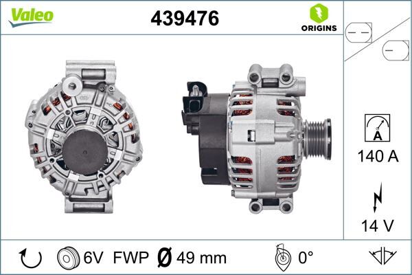 ALTERNATOR SARJ DINAMOSU 14 V 150 A BMW N40 N42 N45 N46 E46 E60 E87 E90 E83 E84