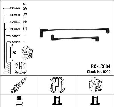 RC-LC604 ATEŞLEME KABLOSU