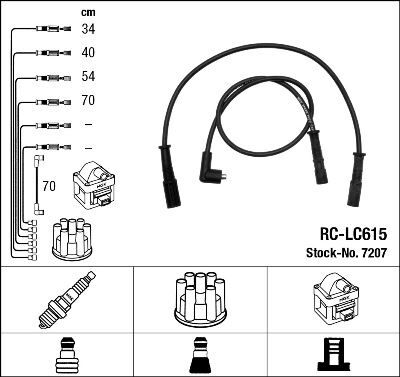 RC-LC615 ATEŞLEME KABLOSU