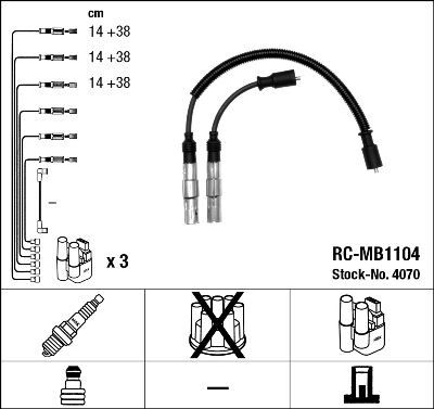 RC-MB1104 ATEŞLEME KABLOSU