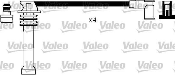 BUJİ KABLO TAKIMI FOCUS-CMAX-FİESTA-MONDEO-BMAX-MAZDA-VOLVO C30-S40-V50 98> 1.4-1.6 ZETEC