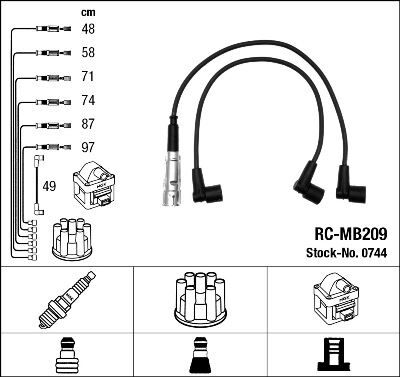 RC-MB209 ATEŞLEME KABLOSU