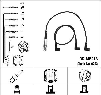 RC-MB218 ATEŞLEME KABLOSU