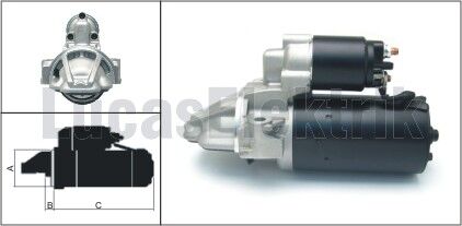 MARŞ MOTORU PEUGEOT BOXER-CITROEN JUMPER 06> FORD TRANSİT 06> 2.2 TDCI-HDI (ÖNDEN ÇEKER)