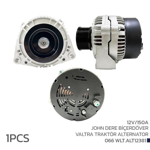 ALTERNATÖR (SARJ DİNAMOSU) 12V 150A JONH DERE BİÇERDÖVER VALTRA TRAKTÖR