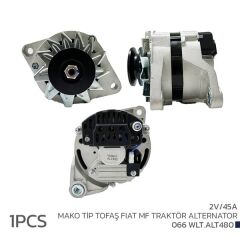 ALTERNATÖR (SARJ DİNAMOSU) 12V 45A MAKO TİP TOFAŞ FIAT MF TRAKTÖR