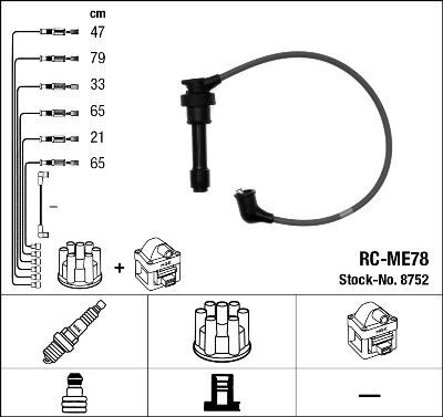 RC-ME78 ATEŞLEME KABLOSU