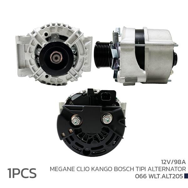ALTERNATÖR (SARJ DİNAMOSU) 12V 98A MEGANE CLIO KANGO BOSCH TIPI