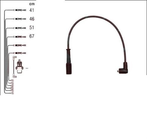 BUJİ KABLOSU PALIO-PALIO WEEKEND-SIENA 1.4İe 8V EL (KARBÜRATÖRLÜ)
